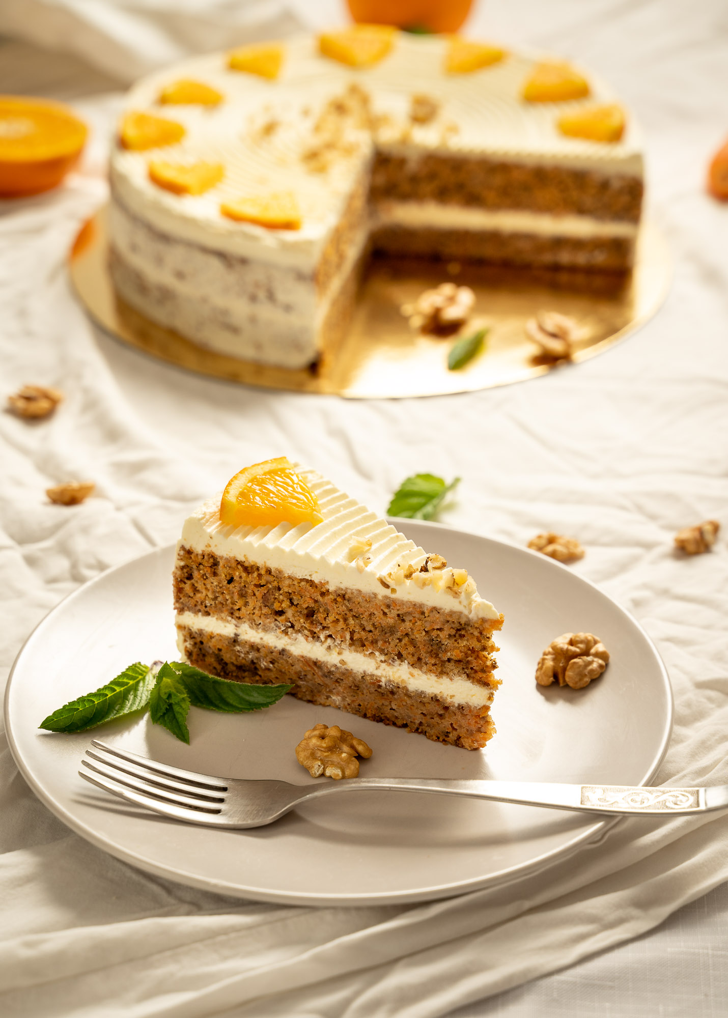 Mrkvovo orechová torta – Obrázok 5